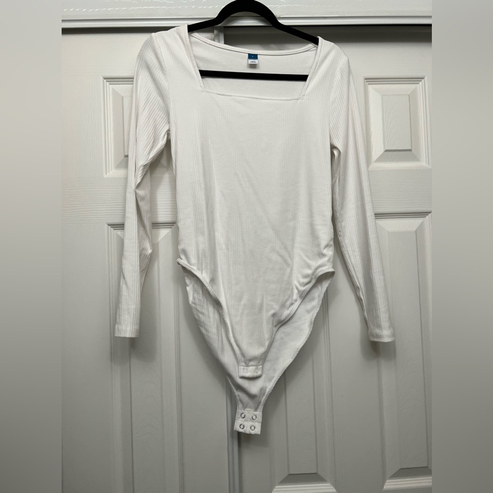 Square neck body suit